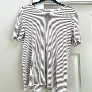 Striped blouse. Very stretchy.